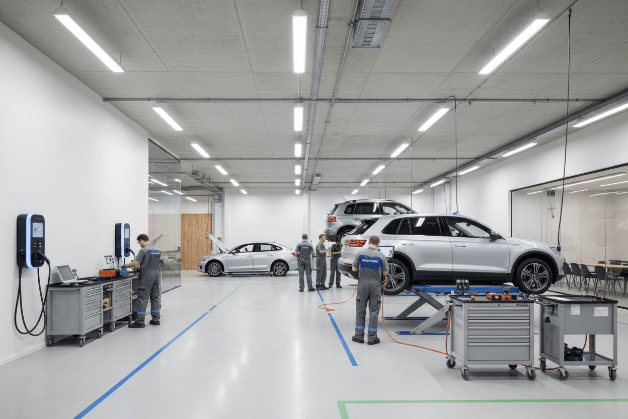 Minsta krav för elbilsreparation – vad krävs för att arbeta lagligt och lönsamt? - Alvemo