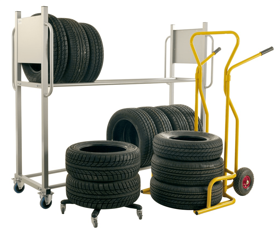 Däcktralla KMD2 – 120 kg, 5 länkhjul (650×650 mm) - Alvemo - Vagnar & Transport