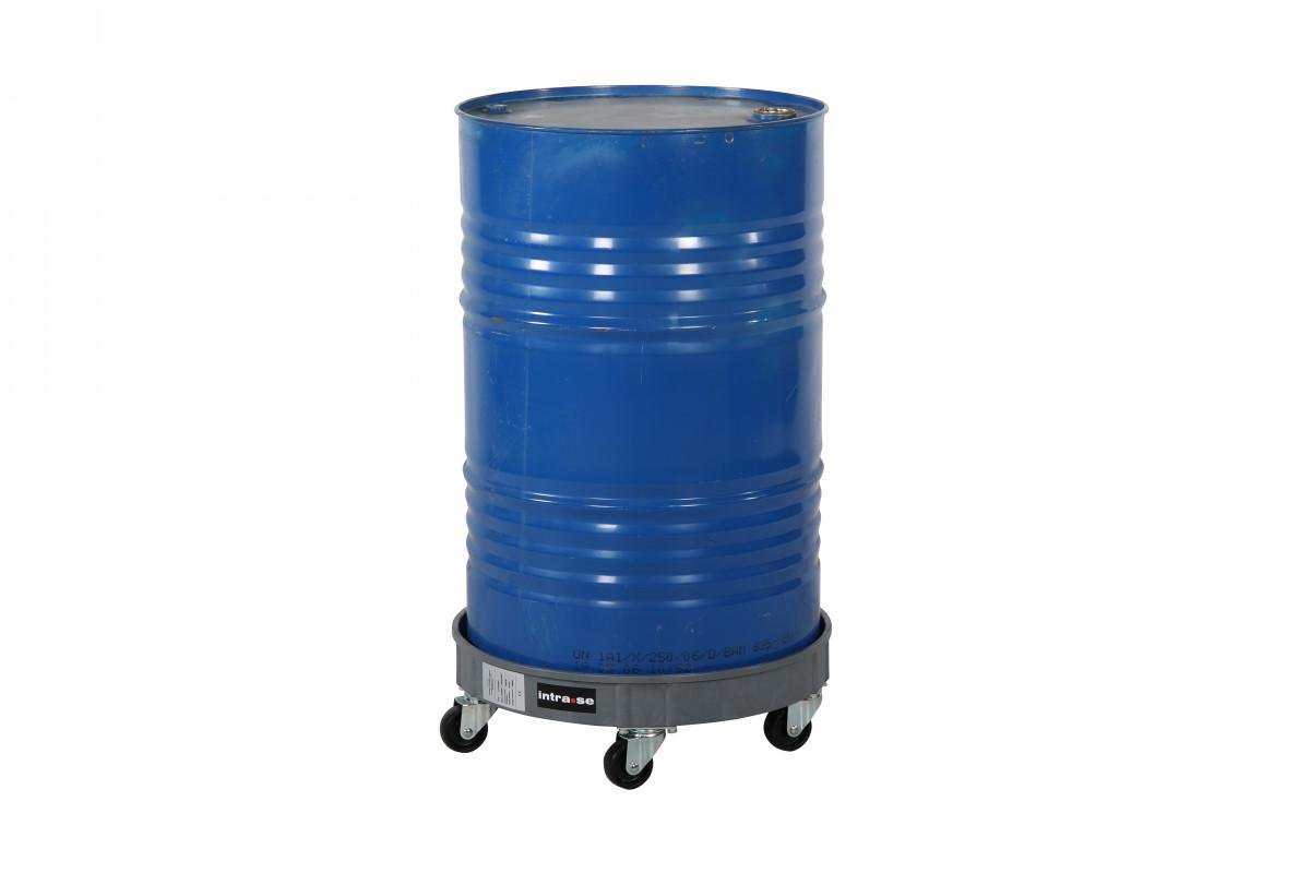 Fatvagn för 200L fat – SD55E fattrall i plast (400 kg) - Alvemo - Avfallshantering & Miljö