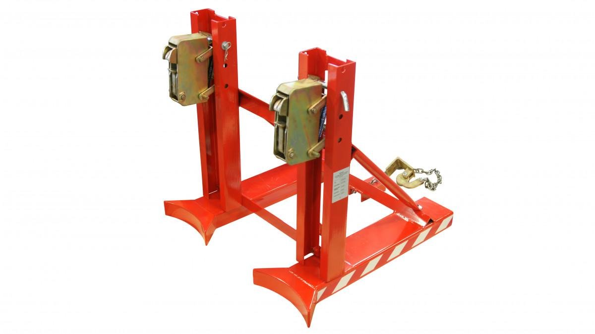 Gripaggregat för 2 fat – DG720A (720 kg) för truck - Alvemo - Avfallshantering & Miljö