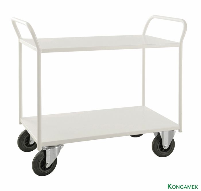 Hyllvagn 2 plan, helsvetsad (1070x550 mm) – 400 kg - Alvemo - Vagnar & Transport