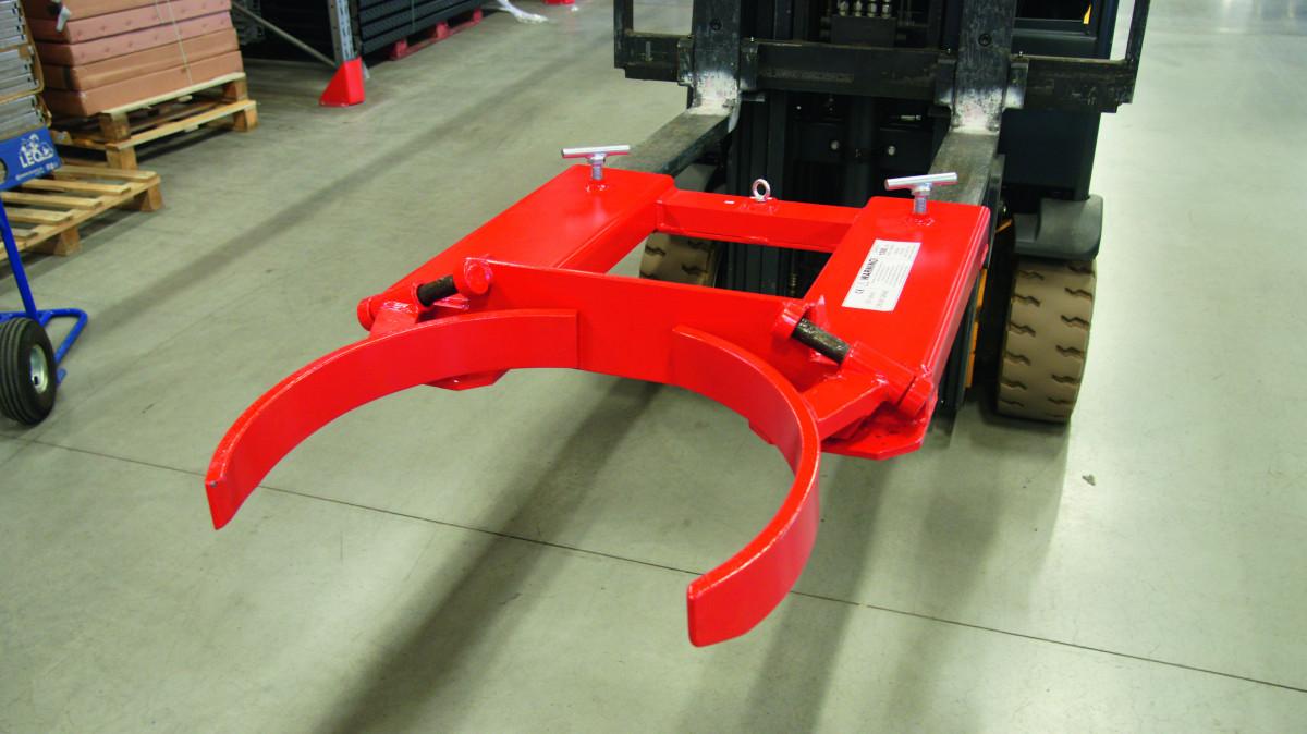 Klämaggregat för fat – DG40 (300 kg) för truck - Alvemo - Avfallshantering & Miljö