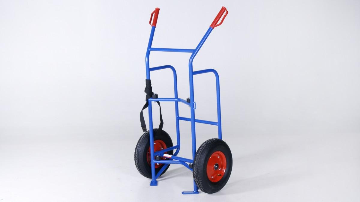 Kraftig Fatvagn (Blå) - Alvemo - Transport & Lyft