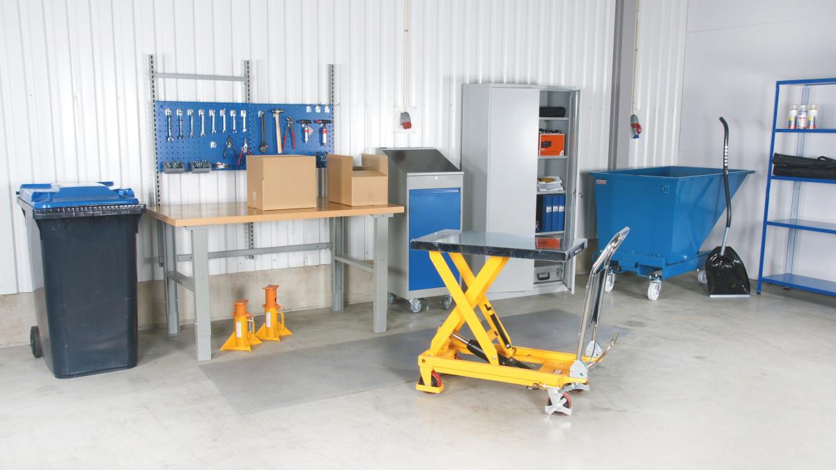 Kraftig Lyftvagn Rostfri - BSS50 (Kap. 500 kg) - Alvemo - Transport & Lyft