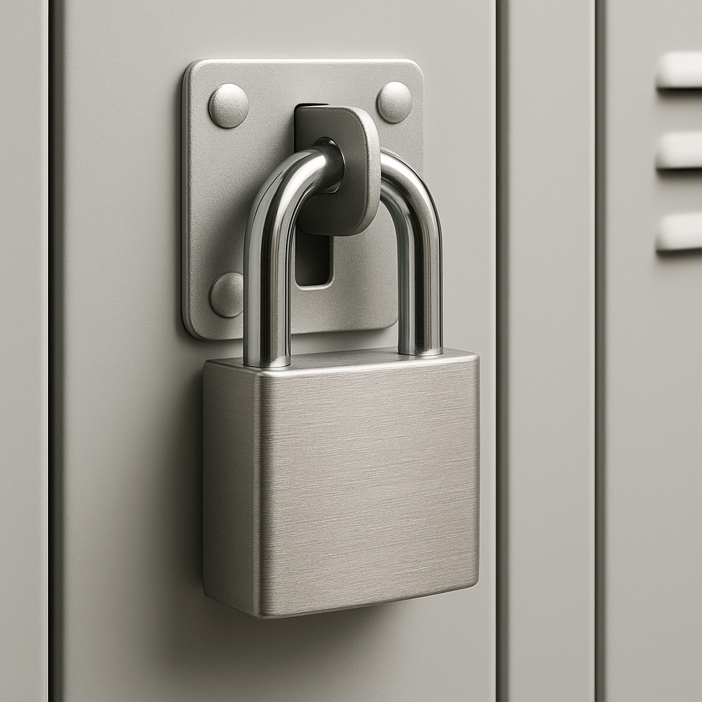 Lås till klädskåp, 2 nycklar - Alvemo - Skåpstillbehör