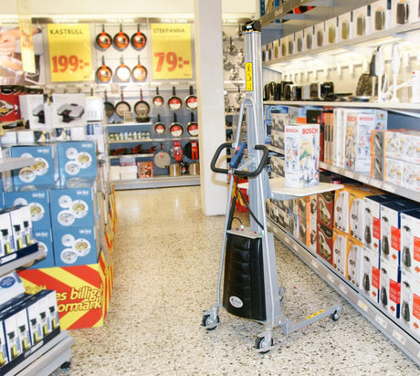 Lätt lyftvagn - E100A (Kap. 100 kg - Lyft. upp till 1700 mm) - Alvemo - Transport & Lyft