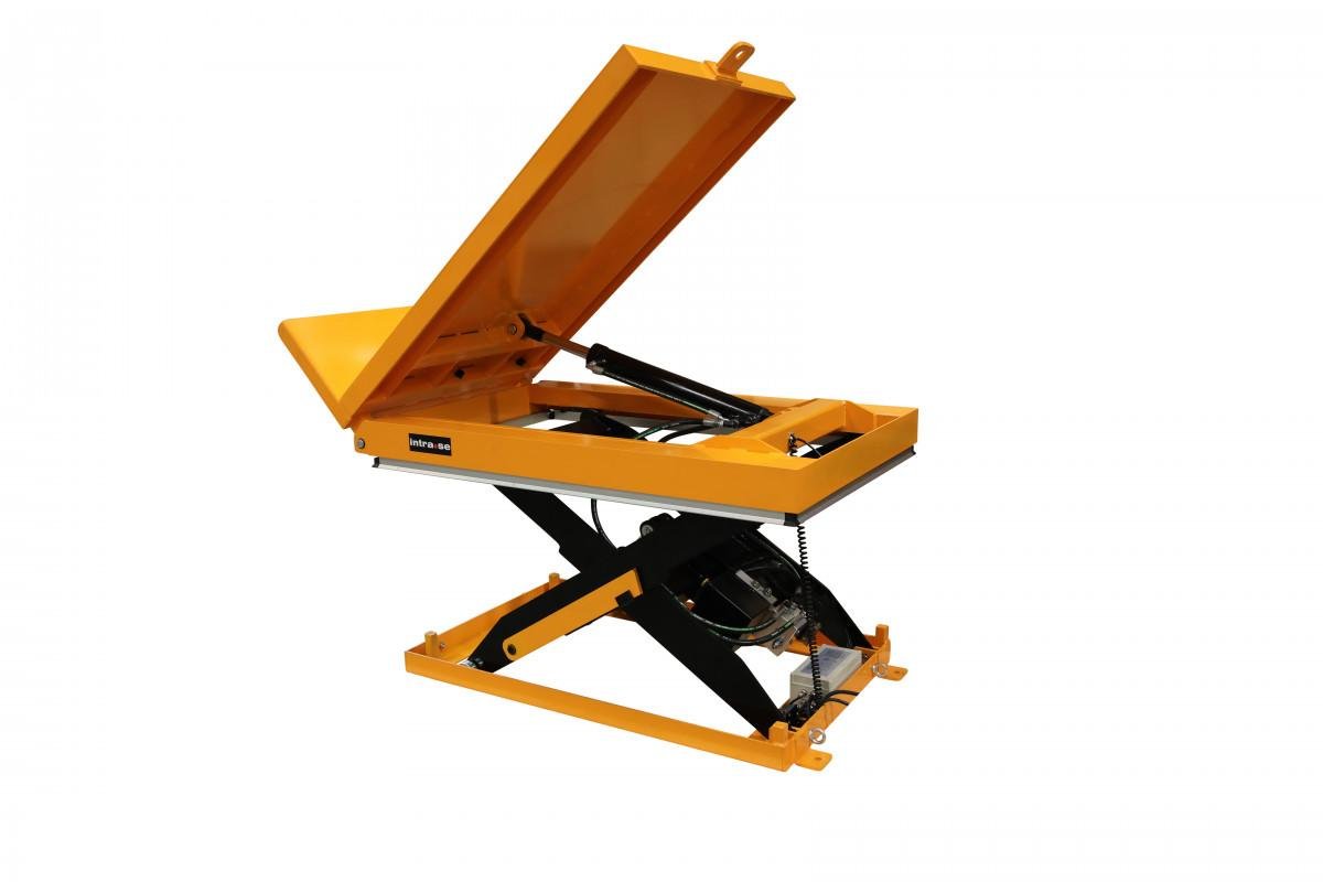 Lyftbord m. tilt, 1000 kg, 1300 x 850 mm - Alvemo - Transport & Lyft