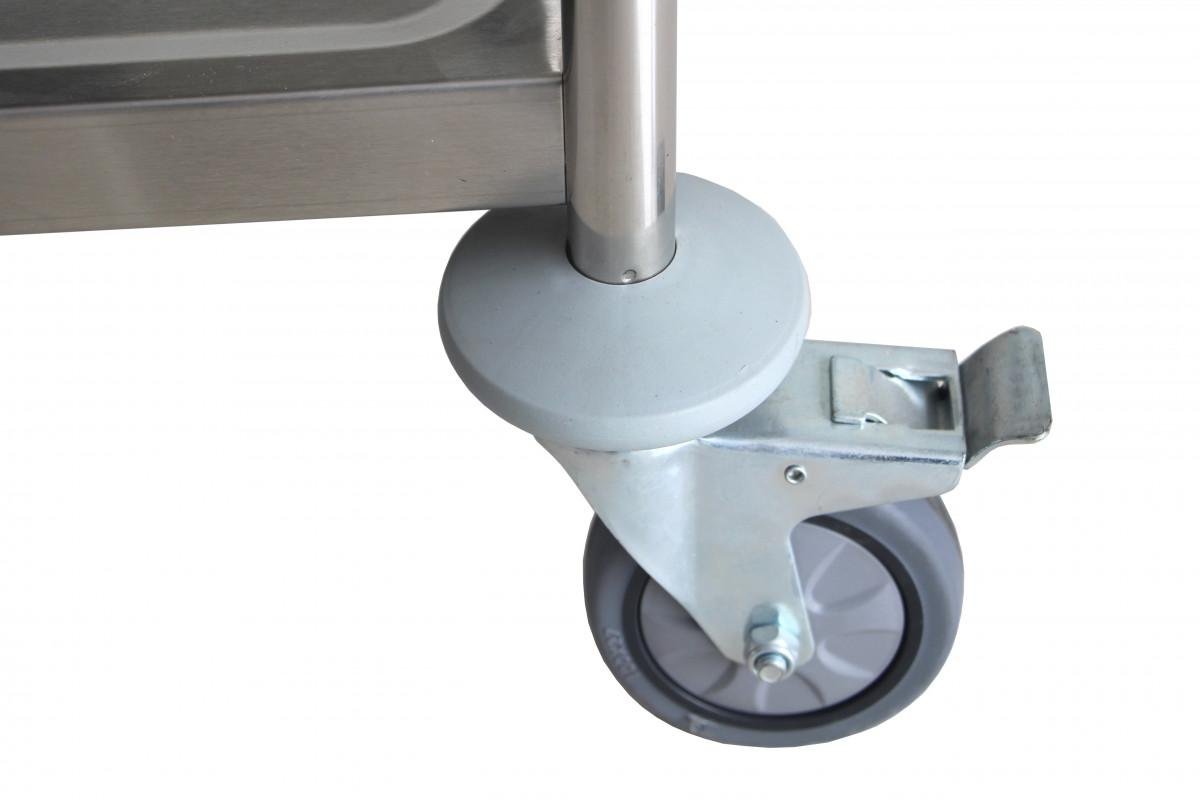 Plattformsvagn med hyllor (Rostfri) - Välj antal hyllplan - Alvemo - Transport & Lyft