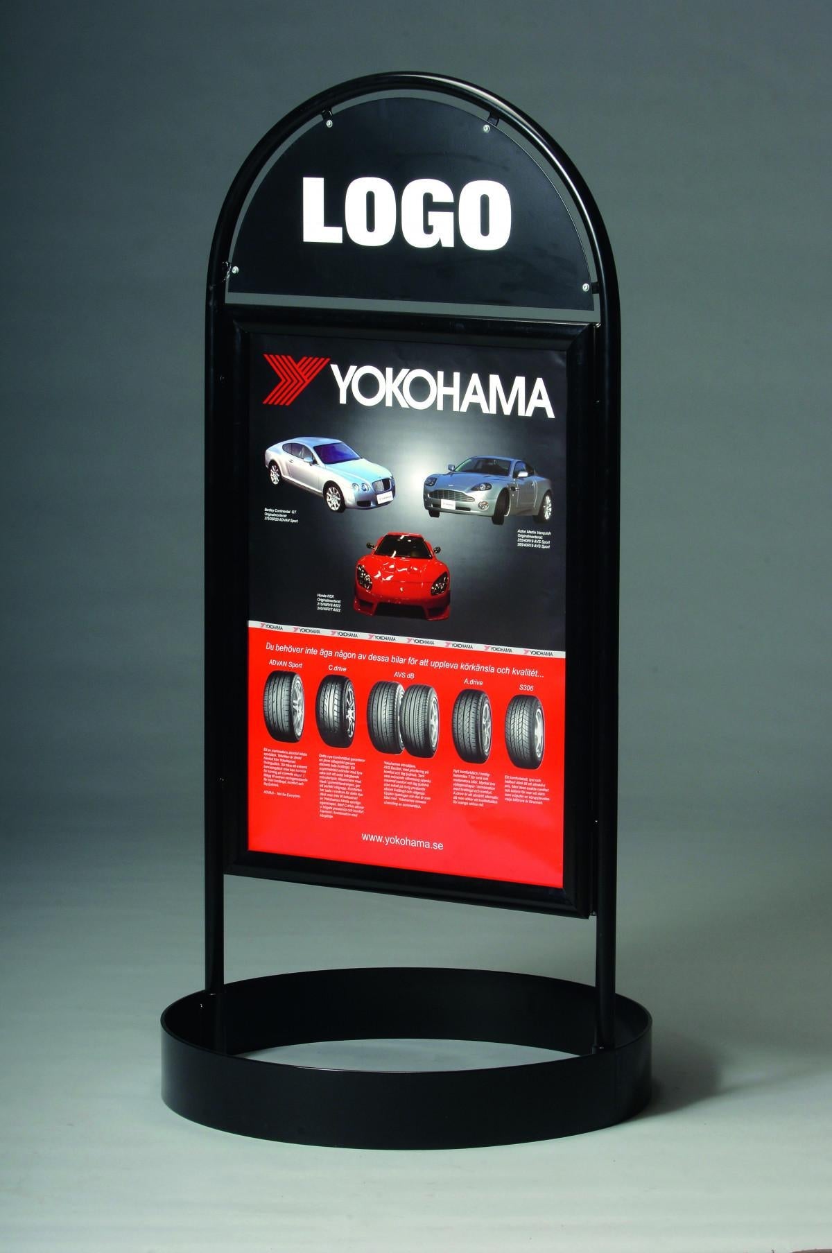 Reklamskylt - Affischmått: 700x100 - Alvemo -