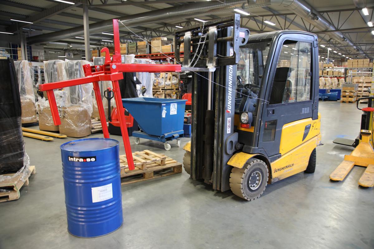 Tiltaggregat för 200L fat – DR400 fatlyft (400 kg) - Alvemo - Avfallshantering & Miljö