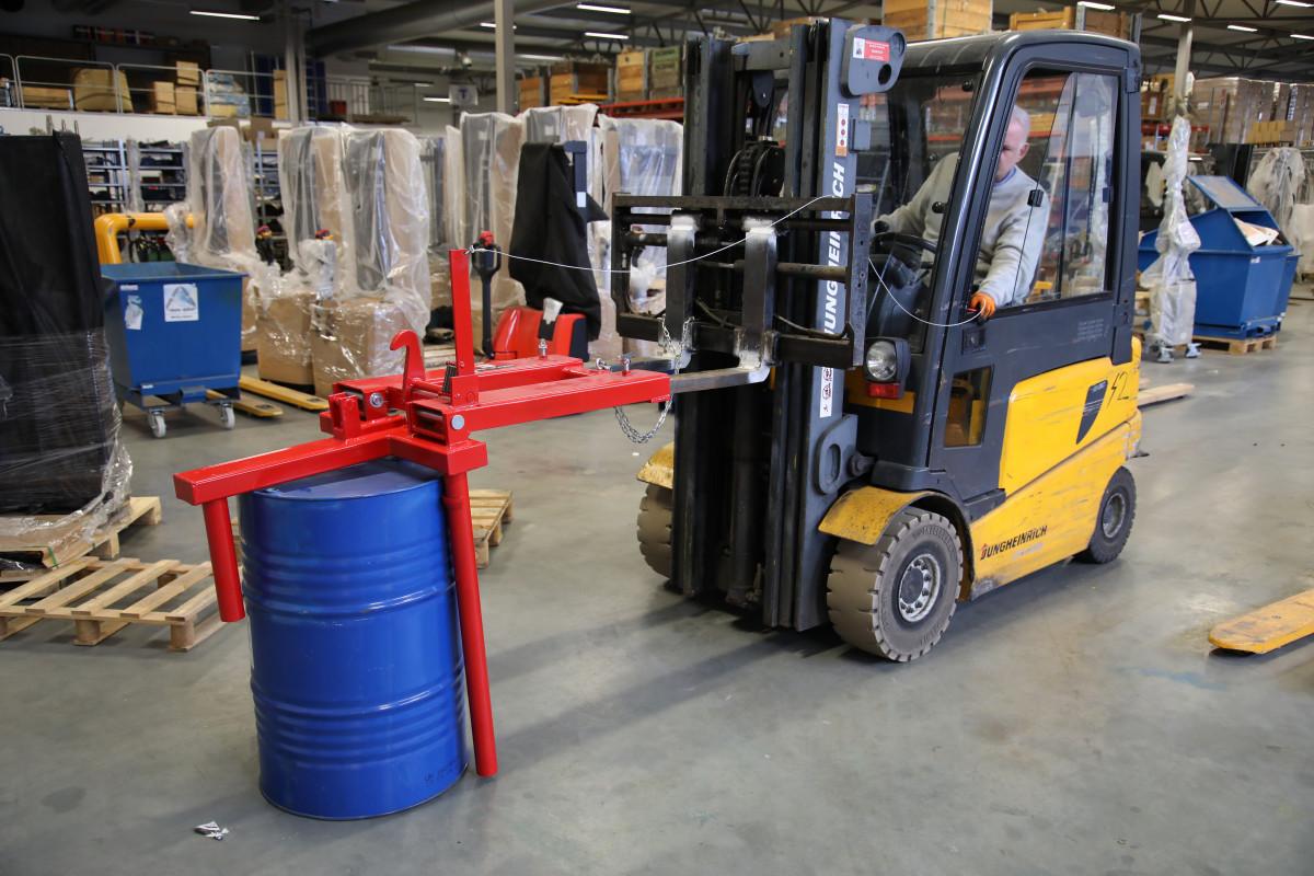 Tiltaggregat för 200L fat – DR400 fatlyft (400 kg) - Alvemo - Avfallshantering & Miljö
