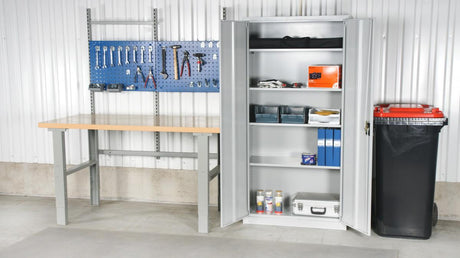 Plåtskåp för verkstad & industri: rätt val, placering och säker förvaring - Alvemo