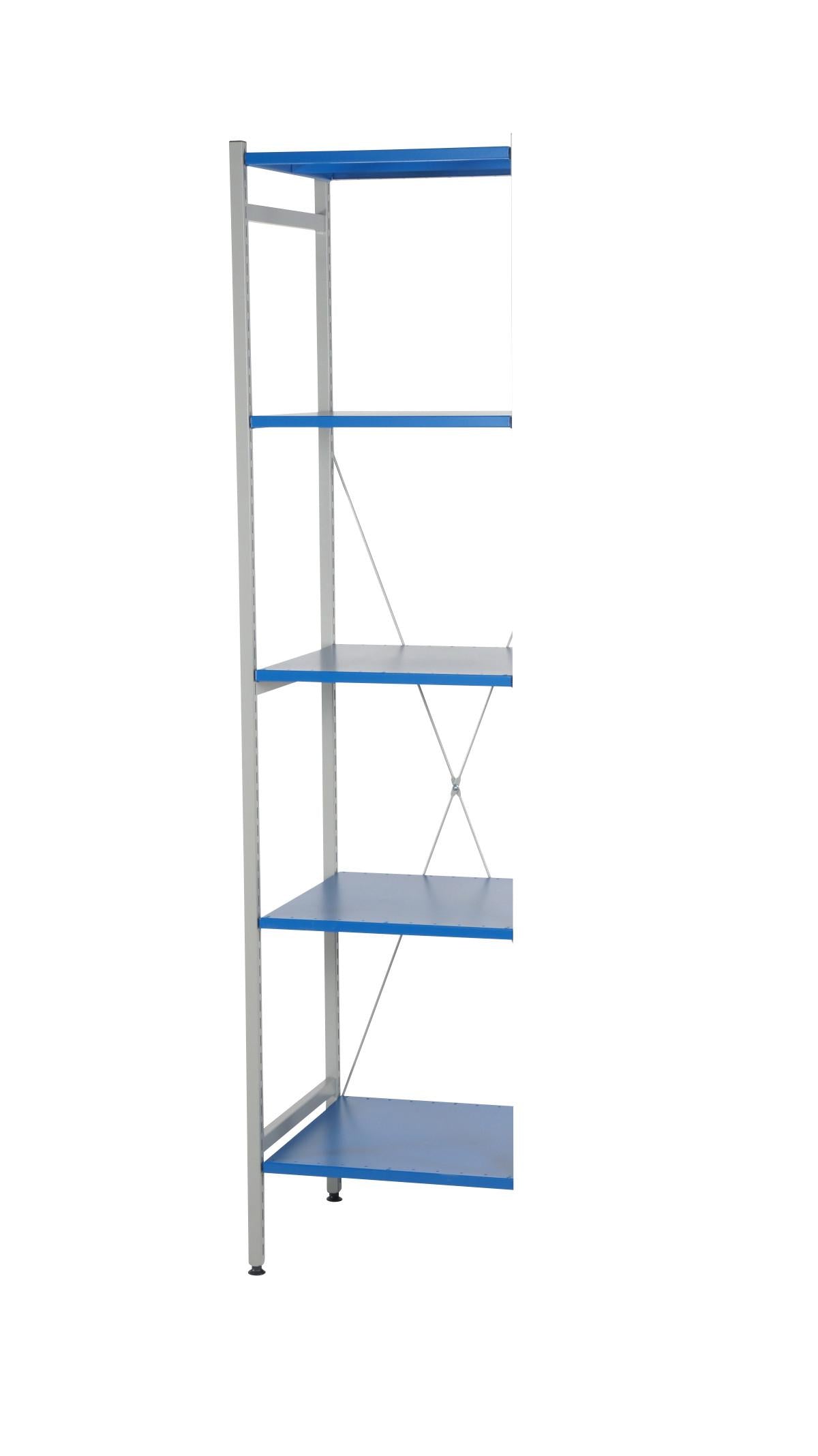 HYLLO Expandpaket 2 (5 hyllplan, 500 mm, påbyggnad)