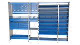 HYLLO Expandpaket 2 (5 hyllplan, 500 mm, påbyggnad)