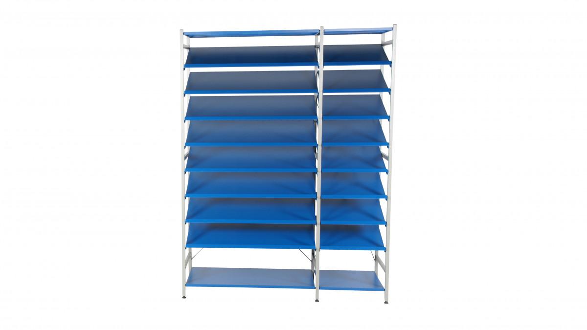 HYLLO Vinkelpaket 1 (8 hyllplan, 1000 mm, grund)