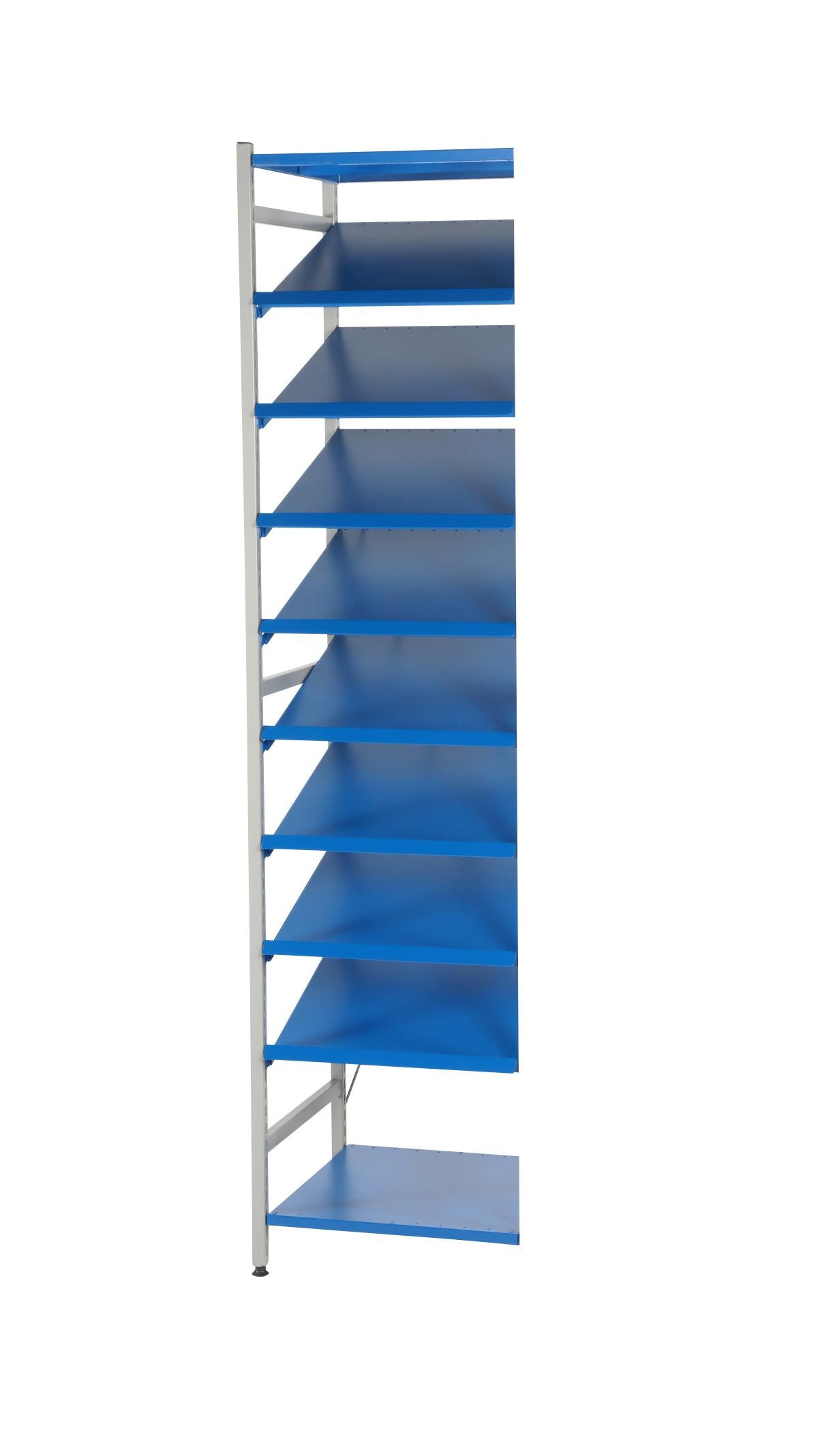 HYLLO Vinkelpaket 4 (8 hyllplan, 500 mm, påbyggnad)