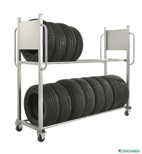 Däcklagringsvagn KMD3 – 300 kg, 2 plan (2030×720 mm) - Alvemo - Vagnar & Transport