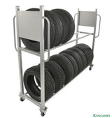 Däcklagringsvagn KMD3 – 300 kg, 2 plan (2030×720 mm) - Alvemo - Vagnar & Transport