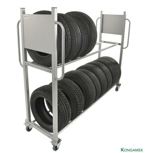 Däcklagringsvagn KMD3 – 300 kg, 2 plan (2030×720 mm) - Alvemo - Vagnar & Transport