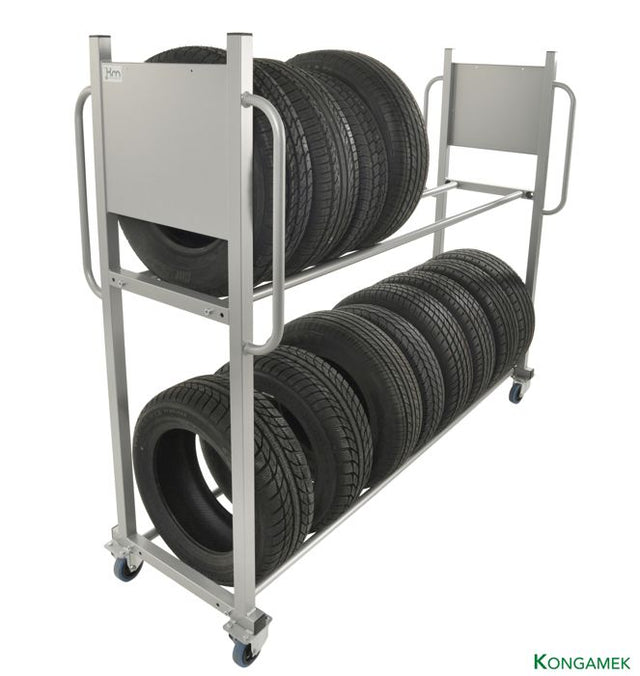 Däcklagringsvagn KMD3 – 300 kg, 2 plan (2030×720 mm) - Alvemo - Vagnar & Transport
