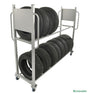 Däcklagringsvagn KMD3 – 300 kg, 2 plan (2030×720 mm) - Alvemo - Vagnar & Transport