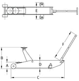 Domkraft STANDARD (3000 kg, Compac) - Alvemo - EV - utrustning