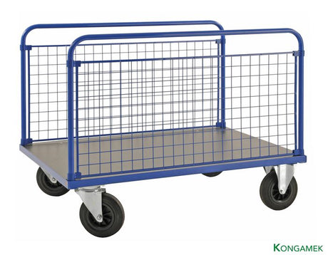 Gavelvagn 2 - sidig med galler (1000x700 mm) – 500 kg - Alvemo - Vagnar & Transport