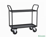 Hyllvagn 2 plan, helsvetsad (1070x550 mm) – 400 kg - Alvemo - Vagnar & Transport