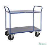 Hyllvagn 2 plan, helsvetsad (1080x450 mm) – 400 kg - Alvemo - Vagnar & Transport