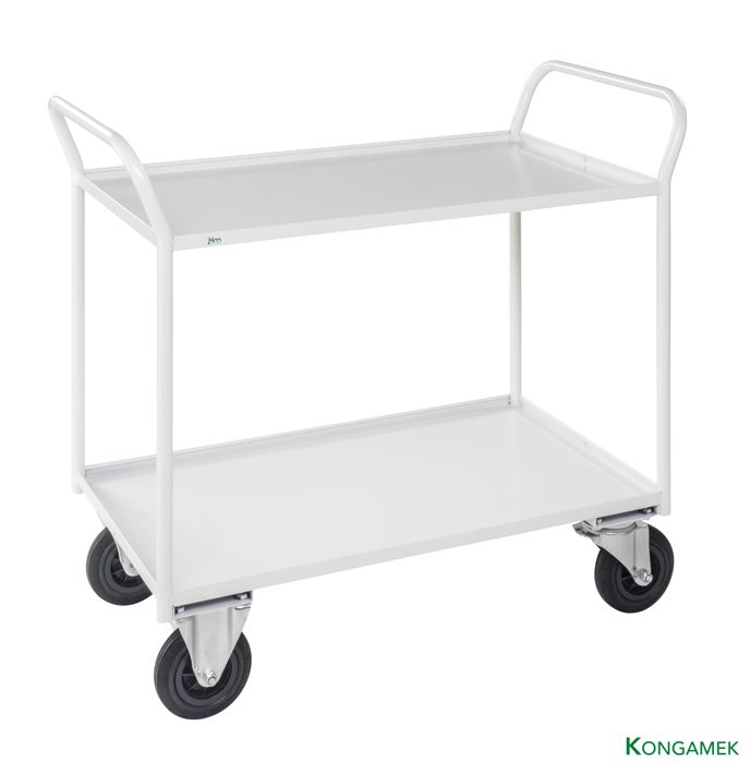 Hyllvagn 2 plan, helsvetsad (1080x450 mm) – 400 kg - Alvemo - Vagnar & Transport
