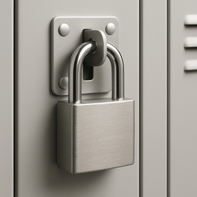 Lås till klädskåp, 2 nycklar - Alvemo - Skåpstillbehör