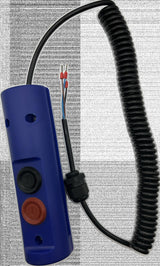 Manöverdosa BLÅ + sladd - passar INTRA lyftvagnar (E250N, E100A, E150A) - Alvemo - Reservdel