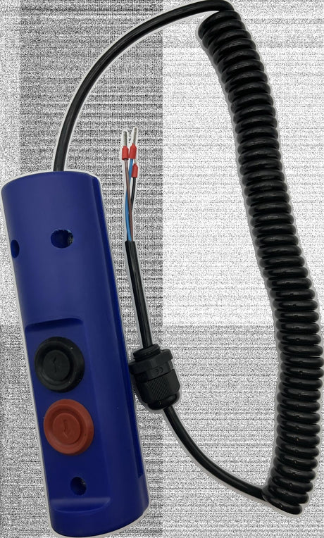 Manöverdosa BLÅ + sladd - passar INTRA lyftvagnar (E250N, E100A, E150A) - Alvemo - Reservdel