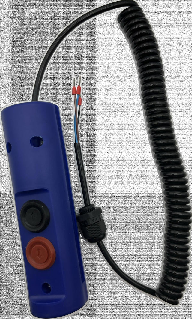 Manöverdosa BLÅ + sladd - passar INTRA lyftvagnar (E250N, E100A, E150A) - Alvemo - Reservdel