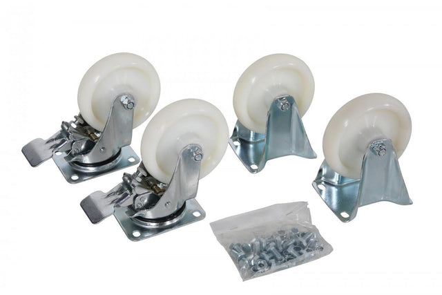 NYR 160 - 4, Nylonhjul m.Broms - Alvemo - Reservdel