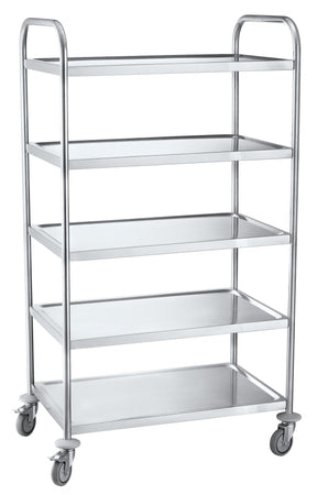 Plattformsvagn med hyllor (Rostfri) - Välj antal hyllplan - Alvemo - Transport & Lyft