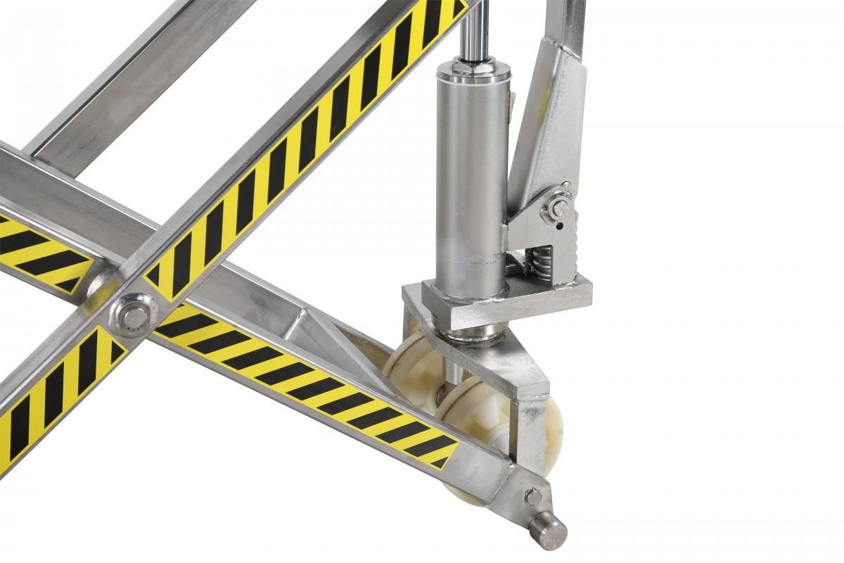 Saxlyftvagn Rostfri (1 000 kg) - Alvemo - Transport & Lyft