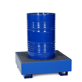 Uppsamlingskärl för 1 fat – Fatpall 220L (öppen) - Alvemo - Avfallshantering & Miljö